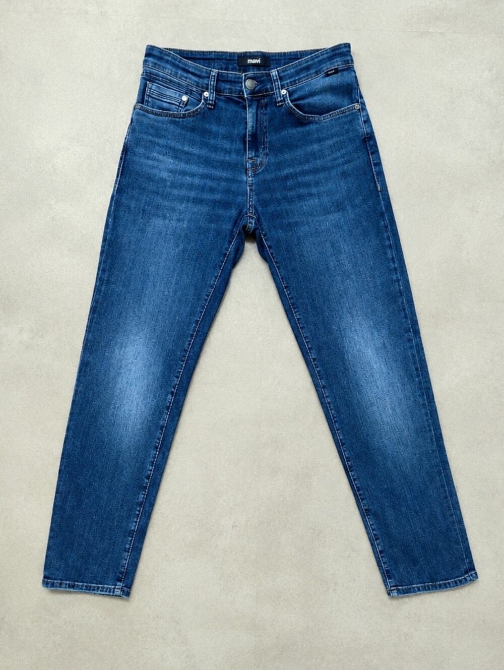Mavi Men’s Steve Athletic Taper Fit Jeans Size 31 Medium Wash Stretch Denim VGUC